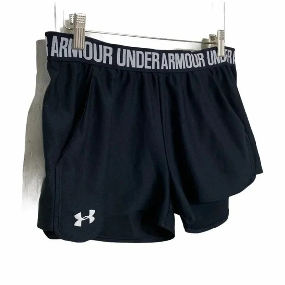 Under Amour S black play up shorts 2.0 - Picture 2 of 6